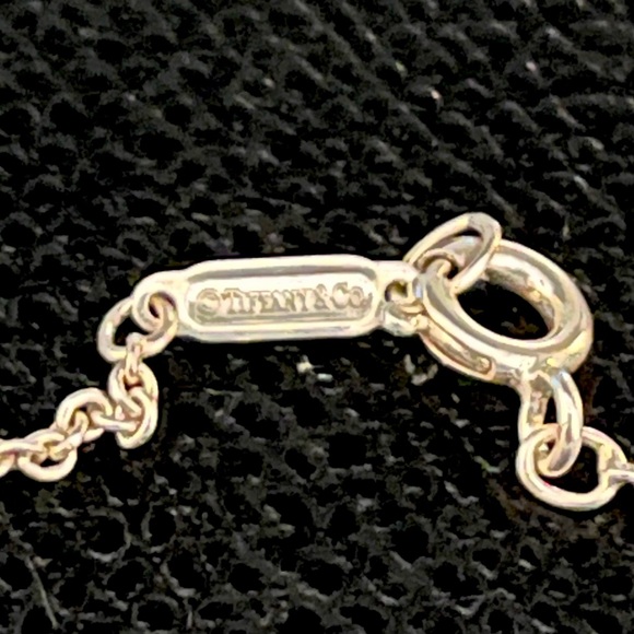 Tiffany & Co. Silver 1837 Elements 3 Bar Lariat Drop Dangle Pendant Necklace - Picture 8 of 9